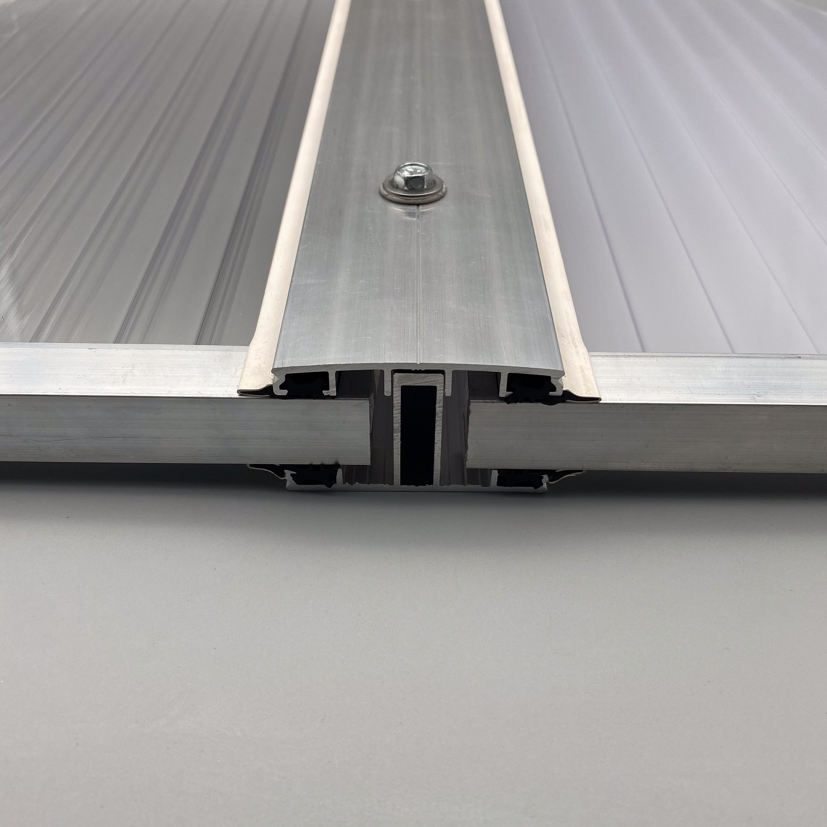 Stegplatten Komplettset Aluminium Aluminium